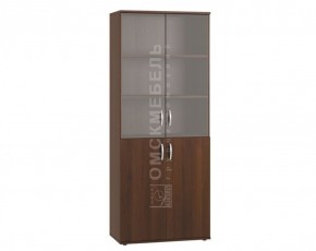 Шкаф для документов со стеклянными дверками Шк38.1 МС Гермес в Приобье - priobie.ok-mebel.com | фото